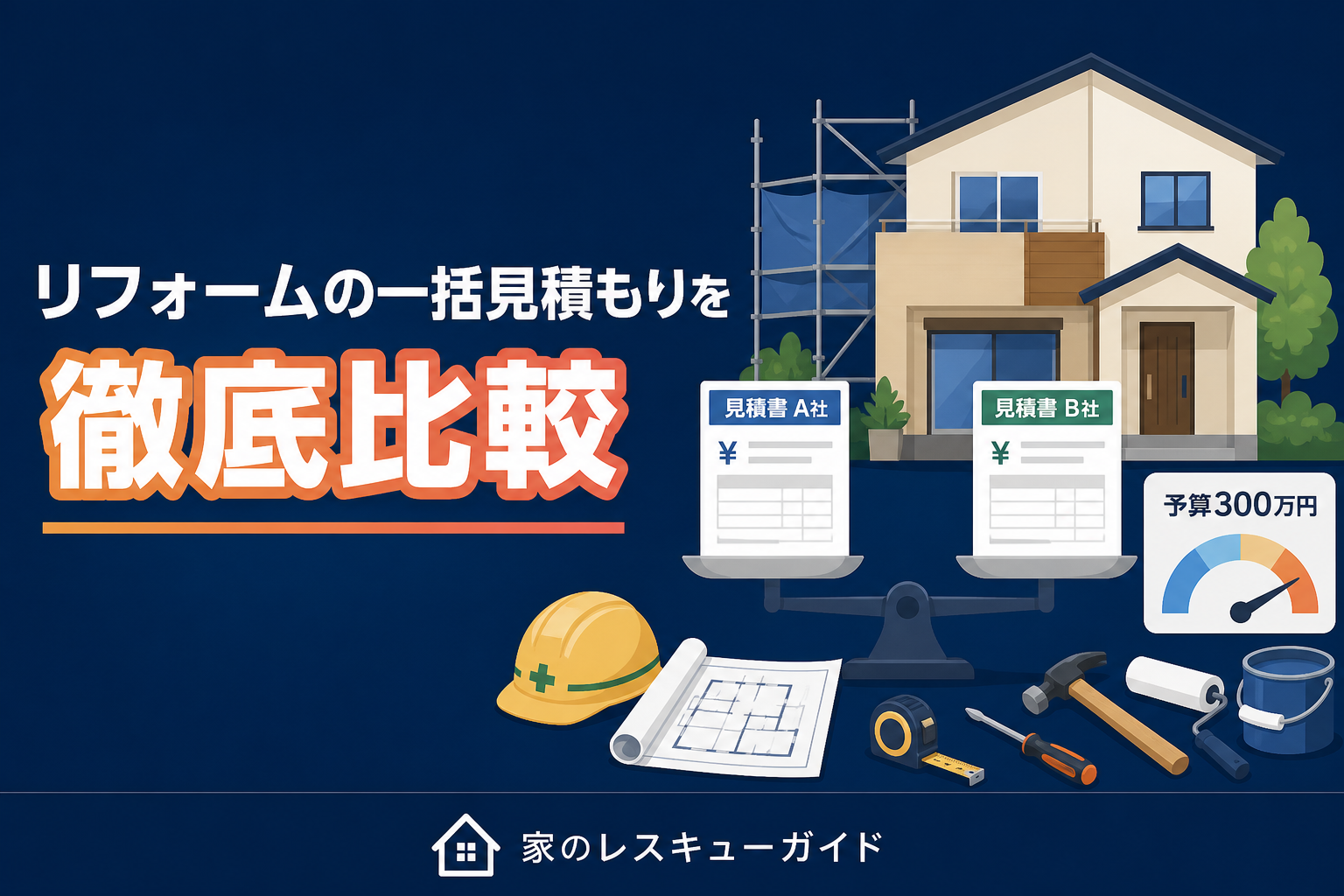 リフォームの一括見積もり比較アイキャッチ